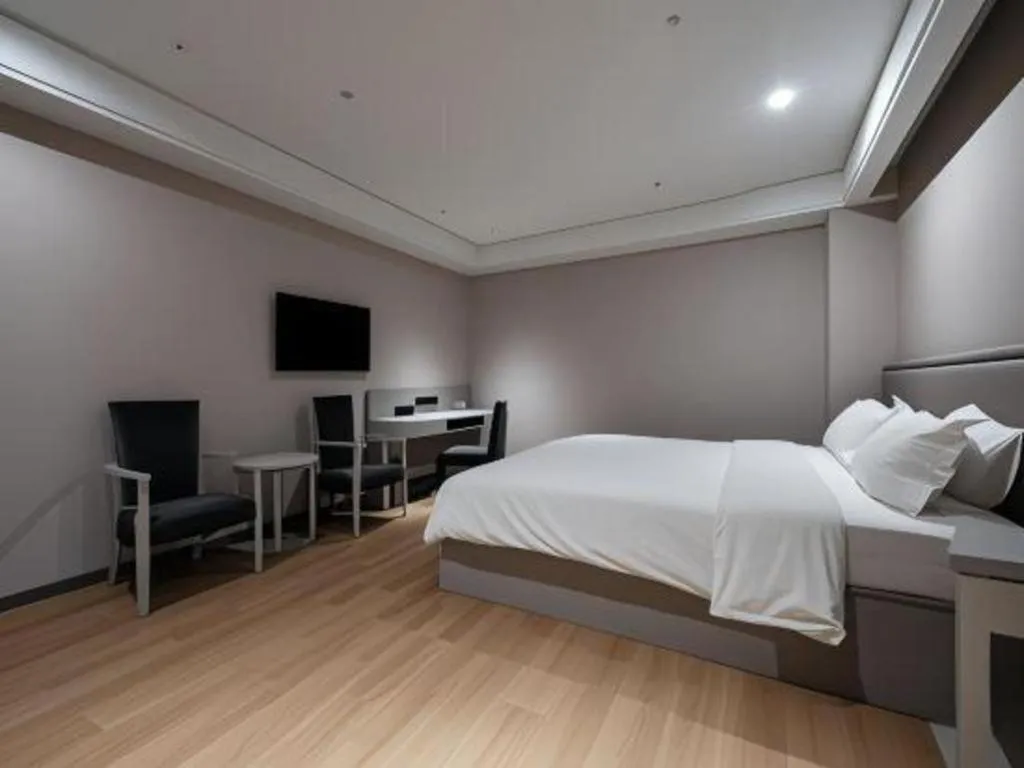Bed in GreenTree Inn Fuyang Yijing International North Business
