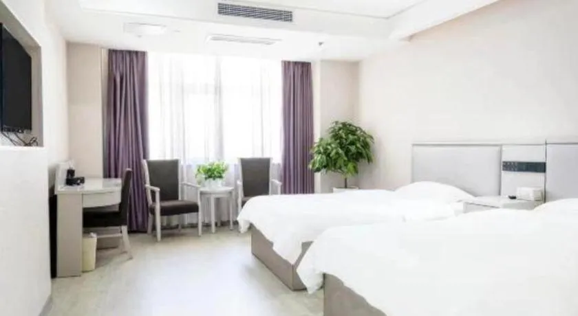 Bed in GreenTree Inn Fuyang Yijing International North Business