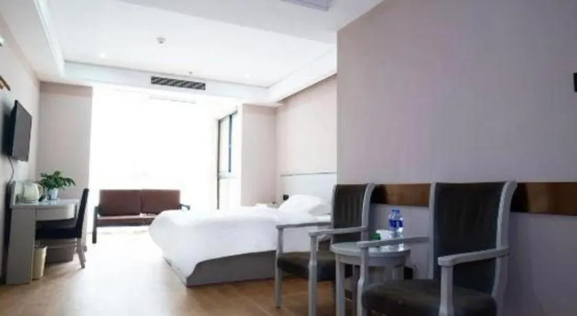 Bed in GreenTree Inn Fuyang Yijing International North Business