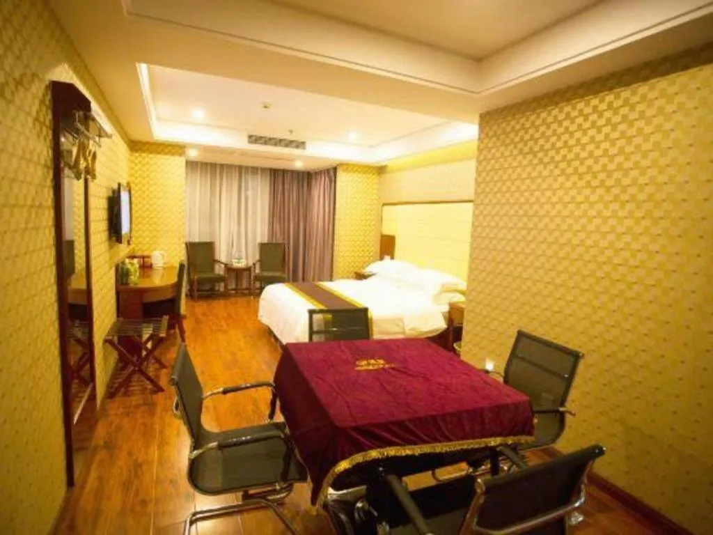 Bed in GreenTree Inn Fuyang Yijing International North Business