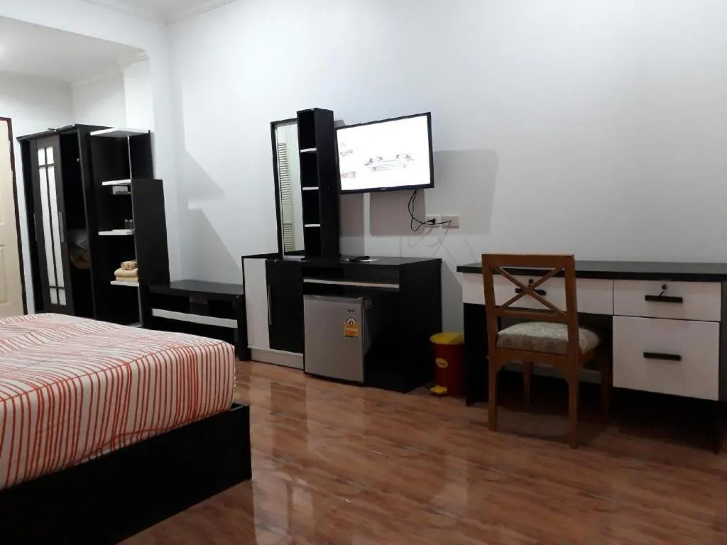 Bed in VC Phayao Hotel