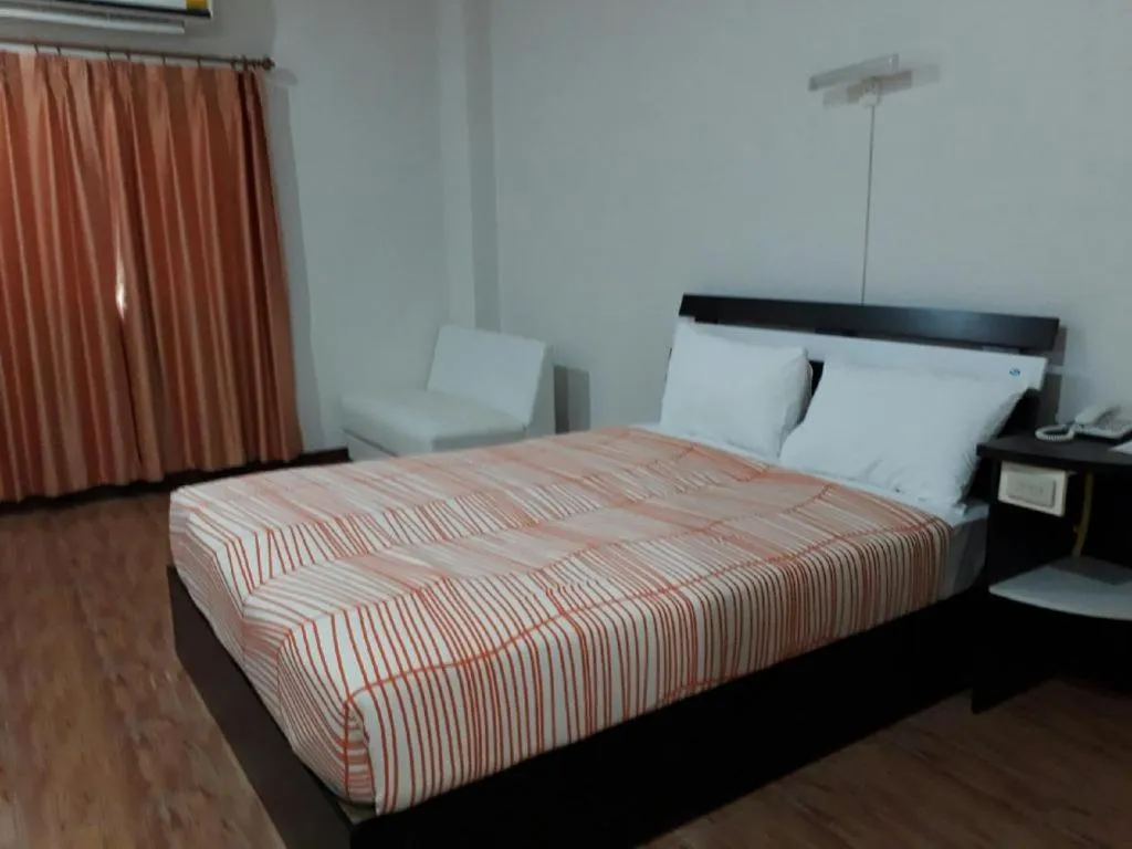 Bed in VC Phayao Hotel