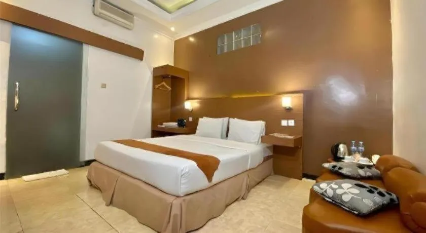 Bed in Hotel Pondok Asri Boyolali