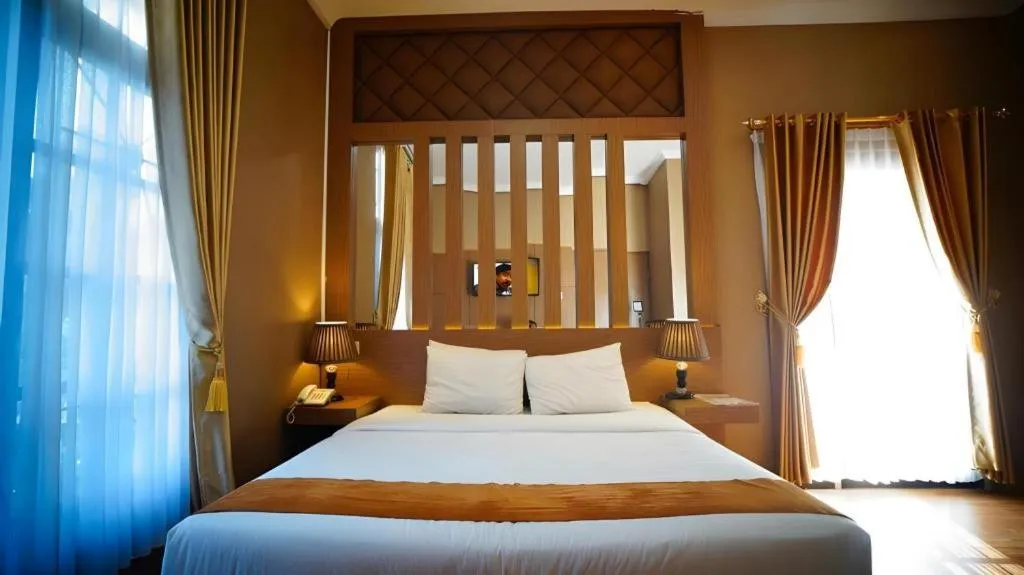 Bed in Hotel Pondok Asri Boyolali