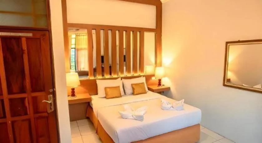 Bed in Hotel Pondok Asri Boyolali