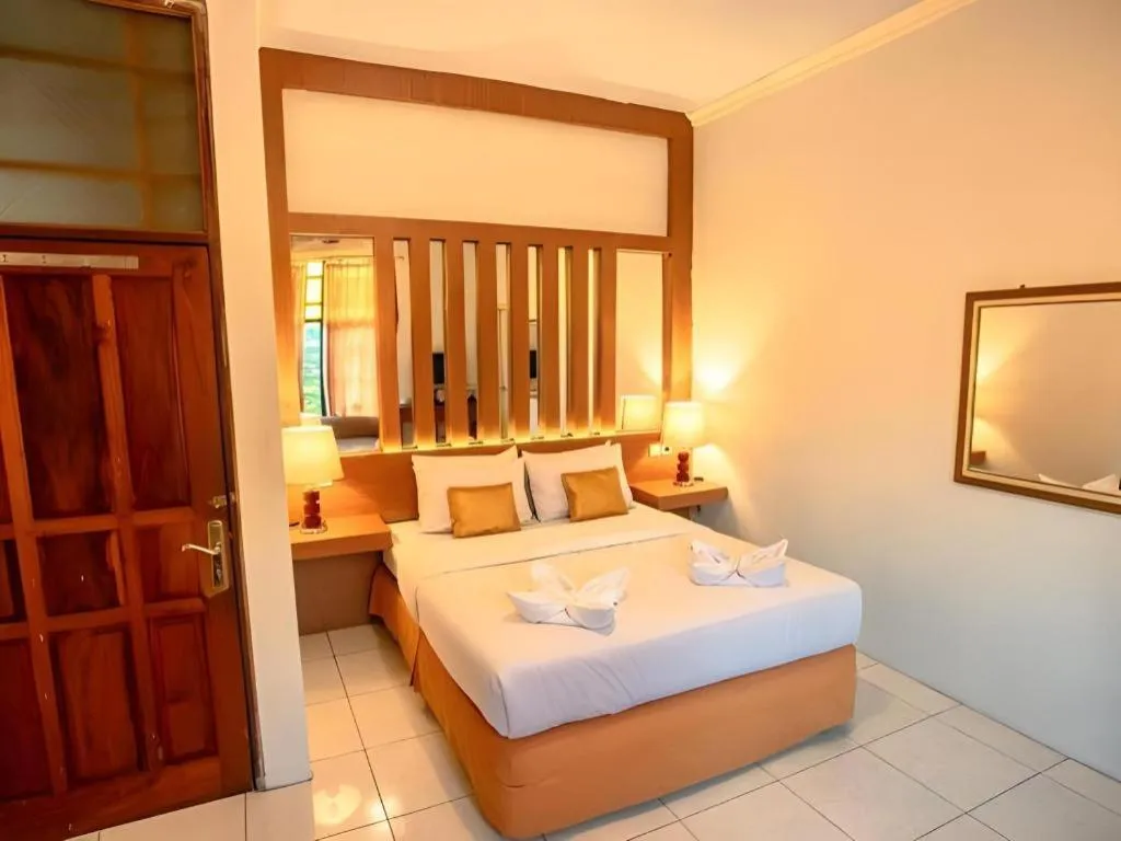 Bed in Hotel Pondok Asri Boyolali