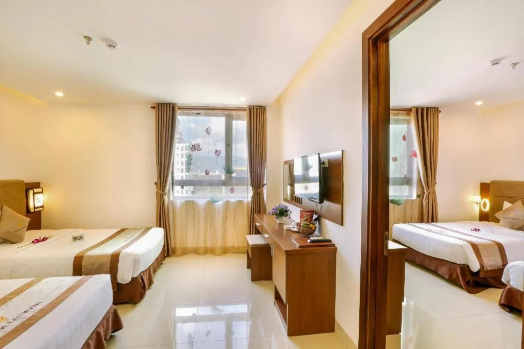 Bed in Ngoc Lan Hotel Da Nang