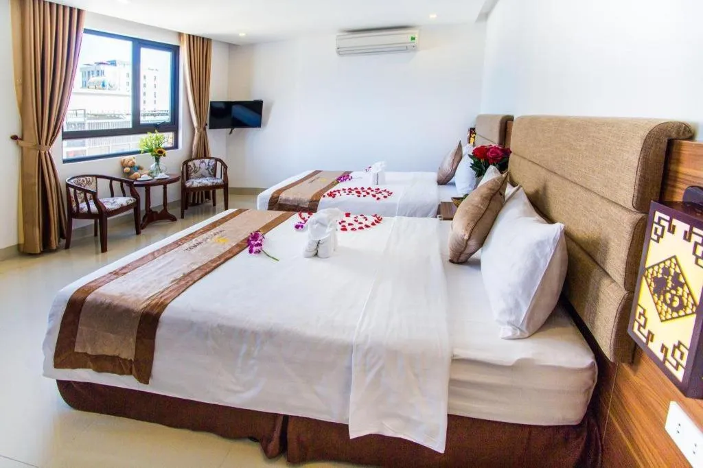 Bed in Ngoc Lan Hotel Da Nang