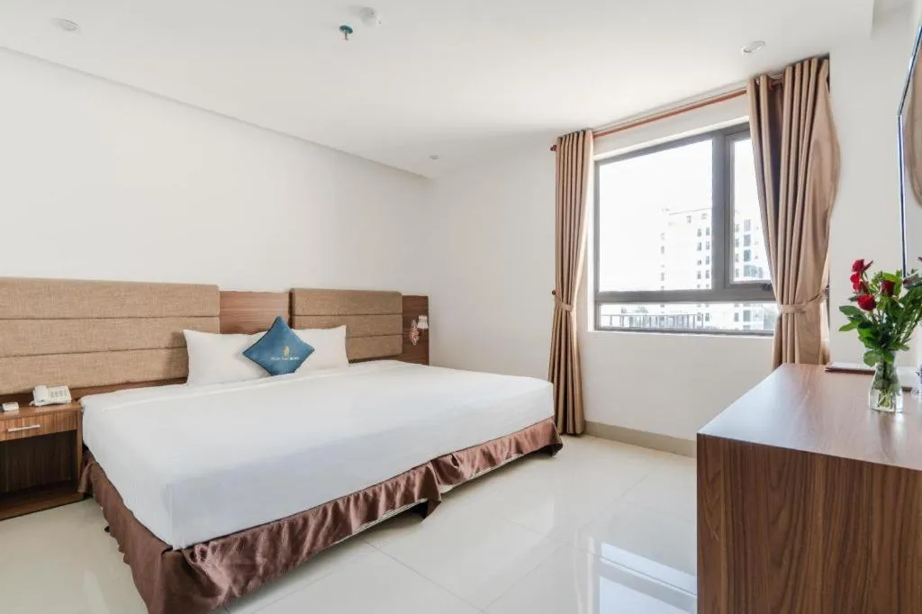 Bed in Ngoc Lan Hotel Da Nang