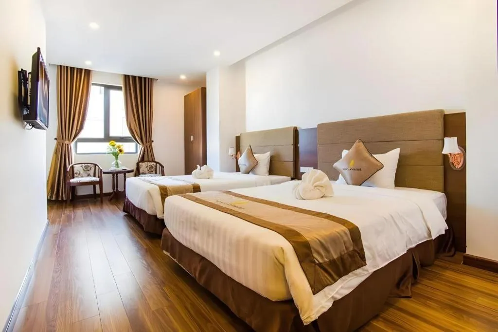 Bed in Ngoc Lan Hotel Da Nang