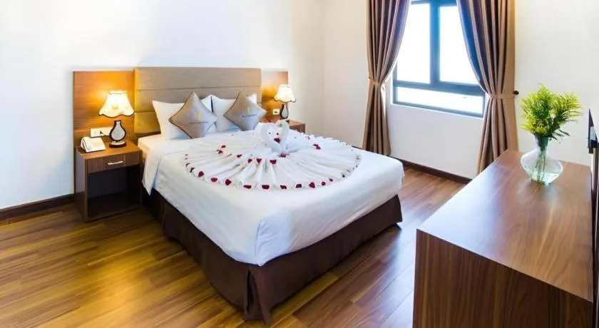 Bed in Ngoc Lan Hotel Da Nang