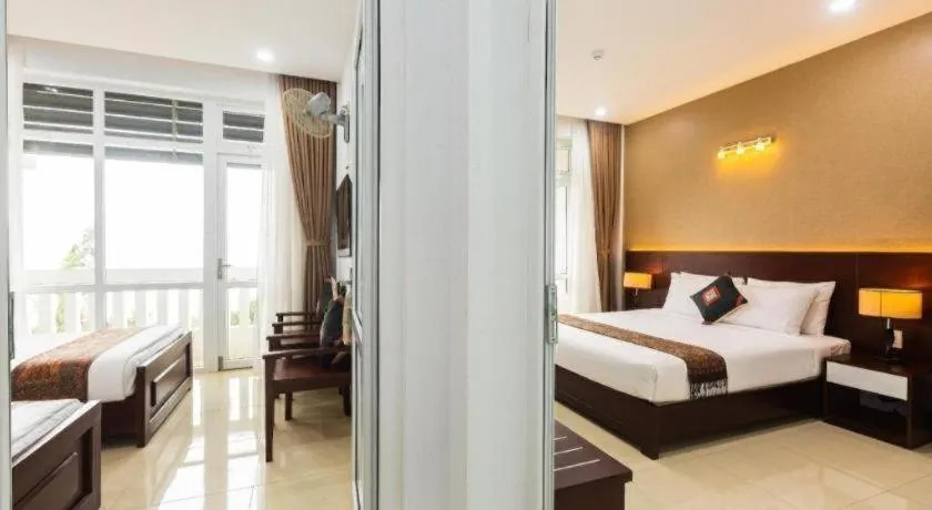 Bed in Navy Hotel Danang