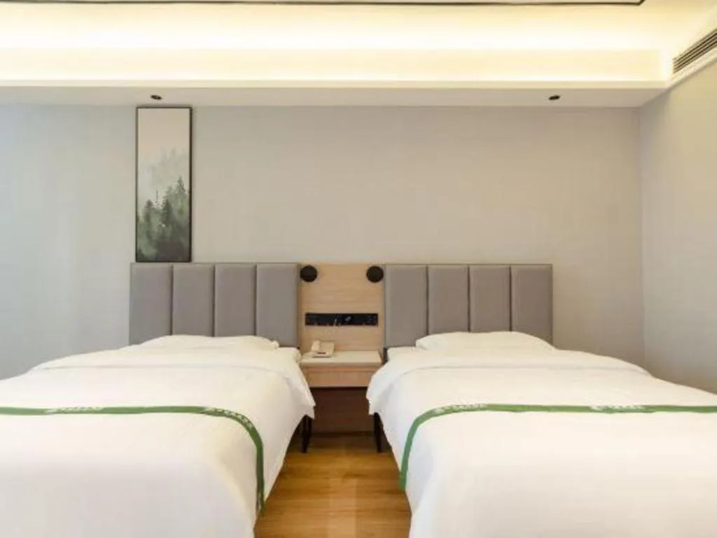 Bed in GreenTree Inn Puyang Fan County People Avenue Banqiao Road Hotel