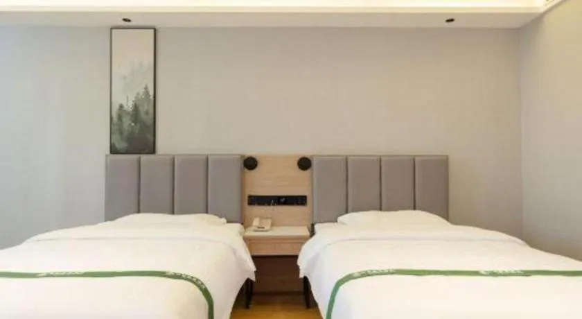 Bed in GreenTree Inn Puyang Fan County People Avenue Banqiao Road Hotel