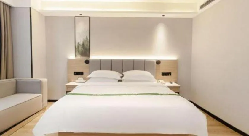 Bed in GreenTree Inn Puyang Fan County People Avenue Banqiao Road Hotel