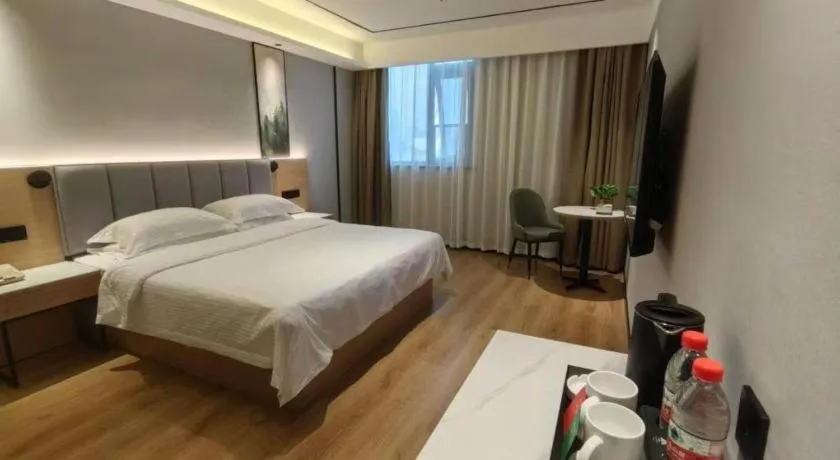 Bed in GreenTree Inn Puyang Fan County People Avenue Banqiao Road Hotel