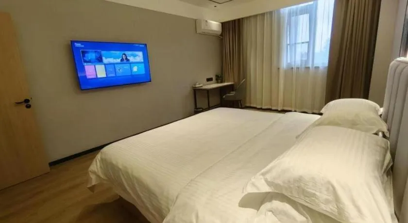 Bed in GreenTree Inn Puyang Fan County People Avenue Banqiao Road Hotel