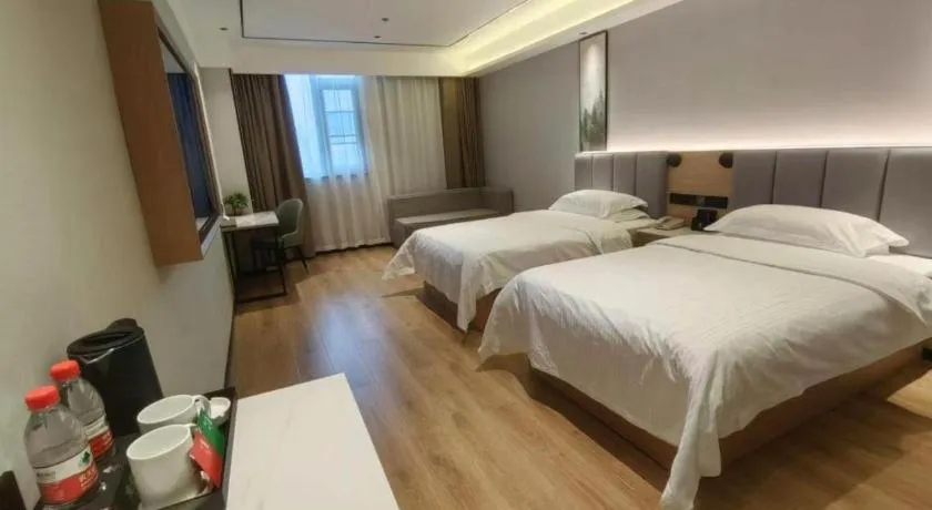 Bed in GreenTree Inn Puyang Fan County People Avenue Banqiao Road Hotel