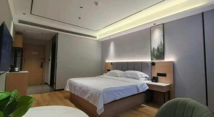Bed in GreenTree Inn Puyang Fan County People Avenue Banqiao Road Hotel