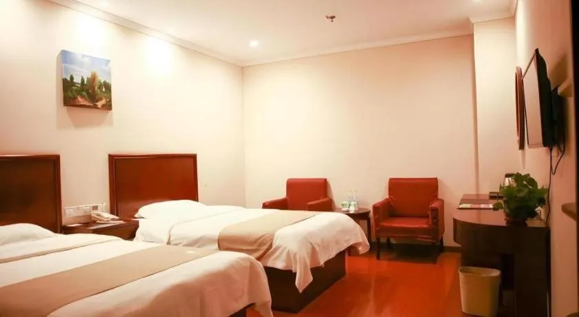 Bed in GreenTree Inn Puyang Fan County People Avenue Banqiao Road Hotel