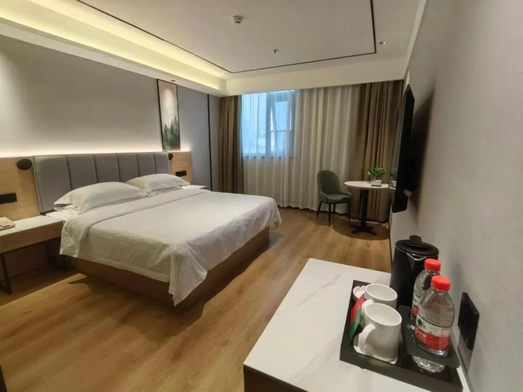 Bed in GreenTree Inn Puyang Fan County People Avenue Banqiao Road Hotel