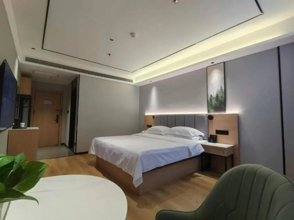 Bed in GreenTree Inn Puyang Fan County People Avenue Banqiao Road Hotel