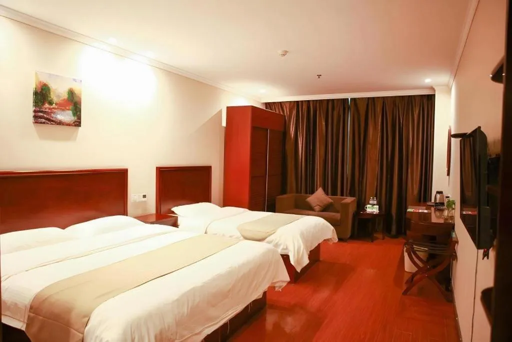 Bed in GreenTree Inn Puyang Fan County People Avenue Banqiao Road Hotel