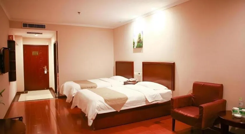 Bed in GreenTree Inn Puyang Fan County People Avenue Banqiao Road Hotel