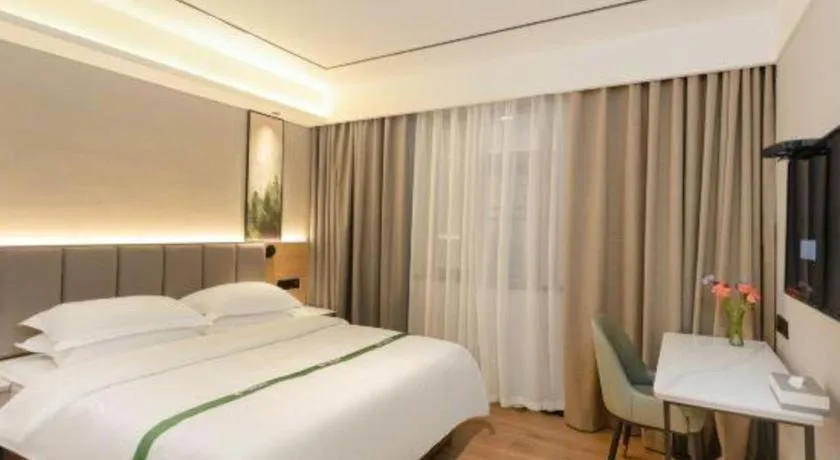 Bed in GreenTree Inn Puyang Fan County People Avenue Banqiao Road Hotel