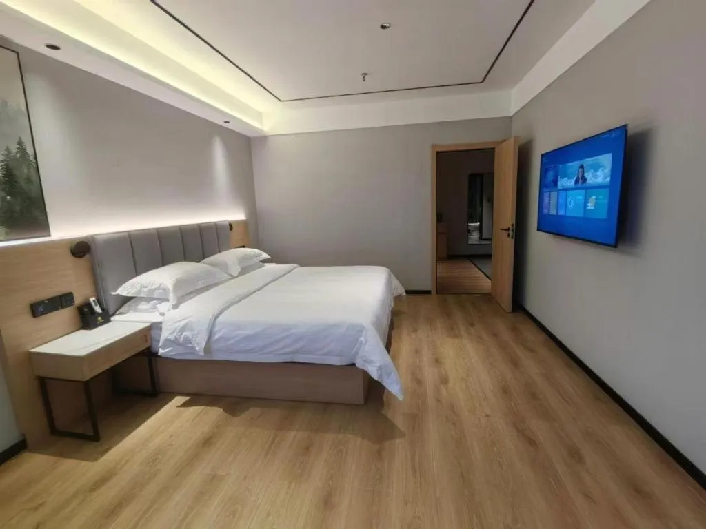 Bed in GreenTree Inn Puyang Fan County People Avenue Banqiao Road Hotel