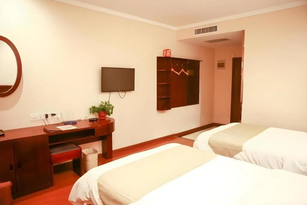 Bed in GreenTree Inn Puyang Fan County People Avenue Banqiao Road Hotel
