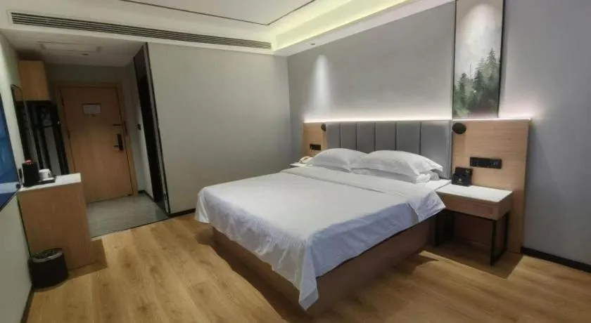 Bed in GreenTree Inn Puyang Fan County People Avenue Banqiao Road Hotel