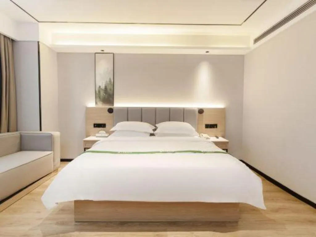 Bed in GreenTree Inn Puyang Fan County People Avenue Banqiao Road Hotel