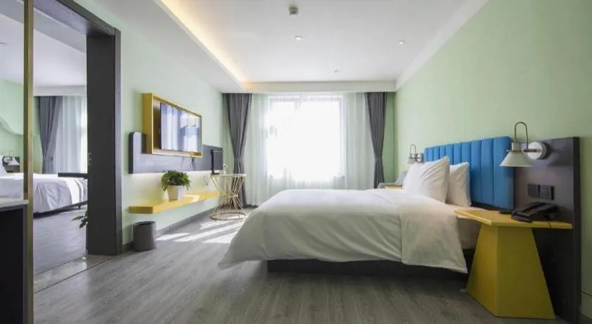 Bed in ibis Styles Beijing Capital Airport Hotel