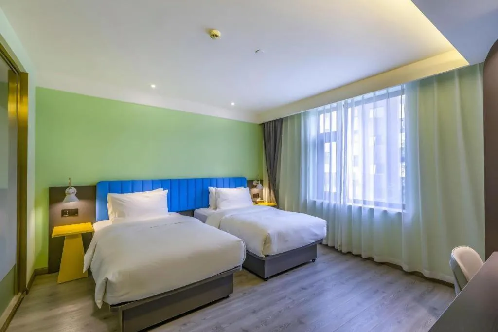 Bed in ibis Styles Beijing Capital Airport Hotel