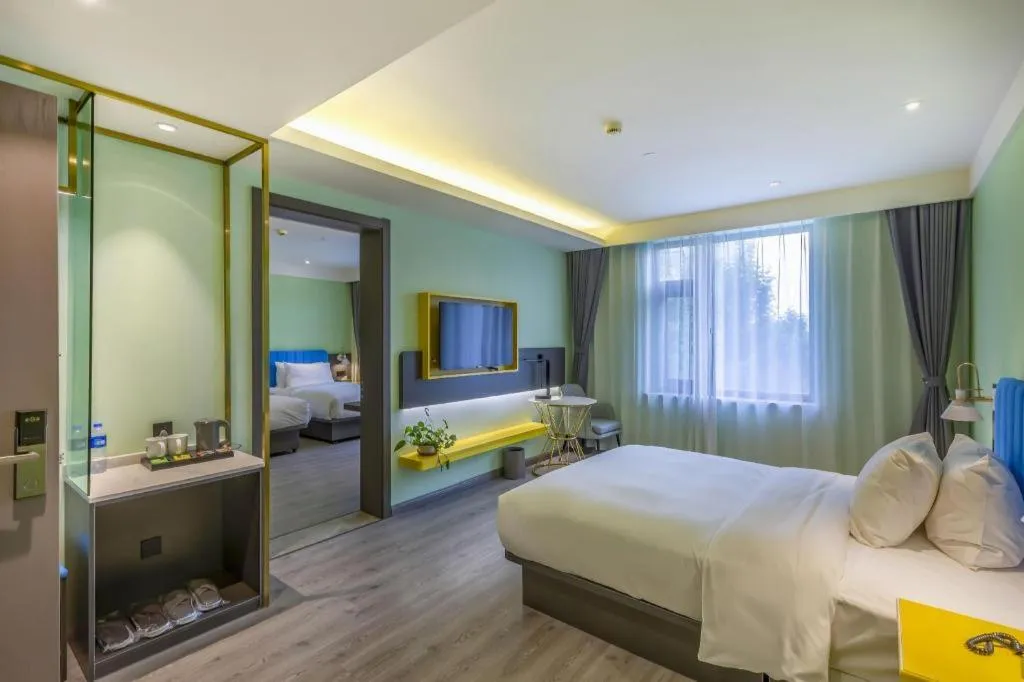 Bed in ibis Styles Beijing Capital Airport Hotel