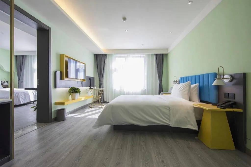 Bed in ibis Styles Beijing Capital Airport Hotel