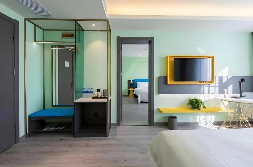 Bed in ibis Styles Beijing Capital Airport Hotel