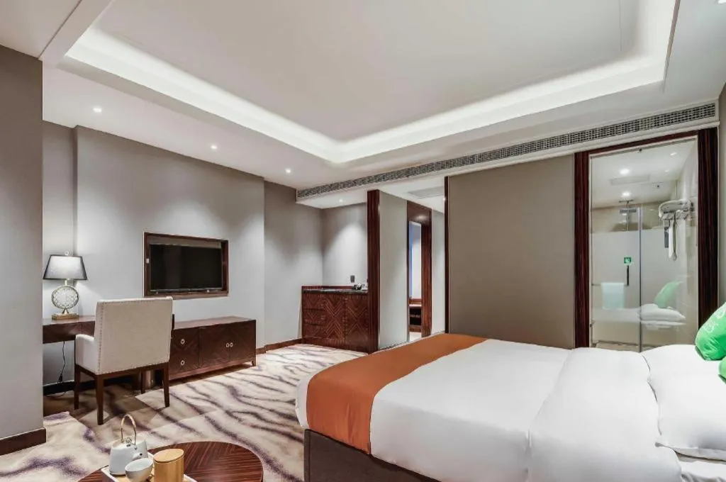 Bed in ibis Styles Nanjing Qilin Gate Hotel