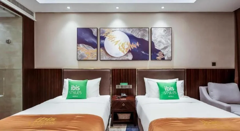 Bed in ibis Styles Nanjing Qilin Gate Hotel