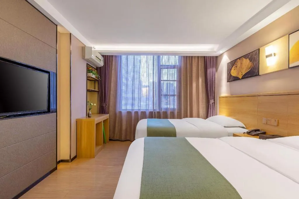 Bed in GreenTree Alliance Hotel Kunming Chuanjin Road Branch