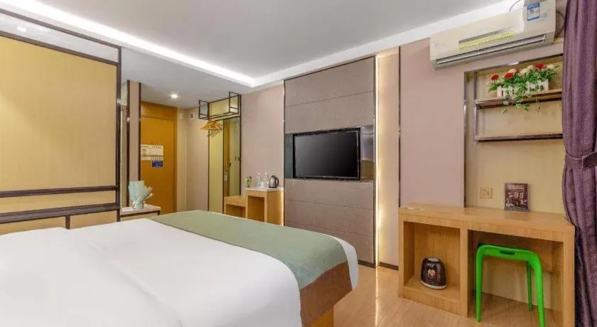 Bed in GreenTree Alliance Hotel Kunming Chuanjin Road Branch