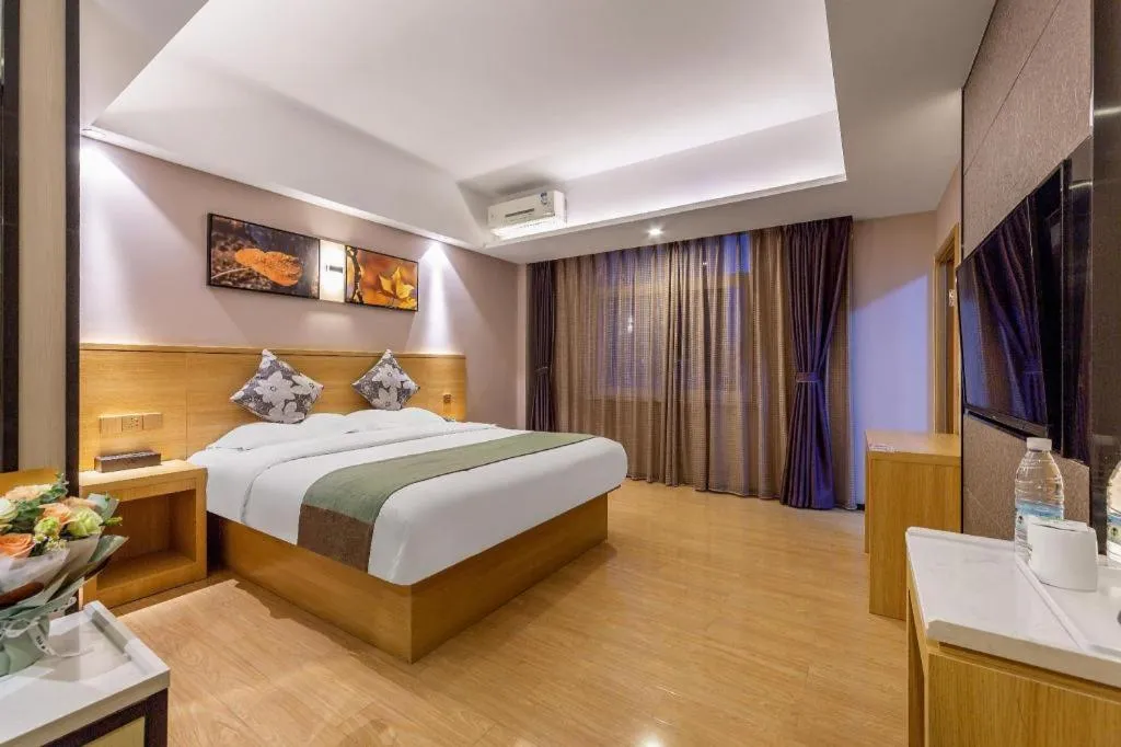 Bed in GreenTree Alliance Hotel Kunming Chuanjin Road Branch