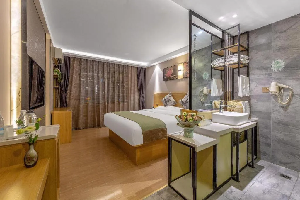 Bed in GreenTree Alliance Hotel Kunming Chuanjin Road Branch