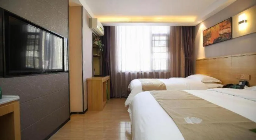 Bed in GreenTree Alliance Hotel Kunming Chuanjin Road Branch