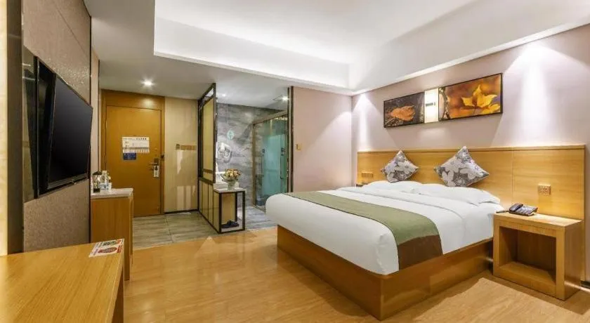 Bed in GreenTree Alliance Hotel Kunming Chuanjin Road Branch
