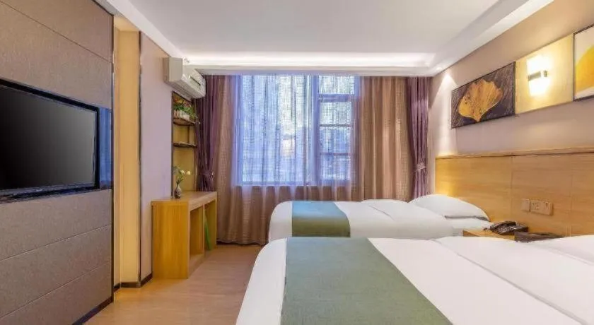 Bed in GreenTree Alliance Hotel Kunming Chuanjin Road Branch