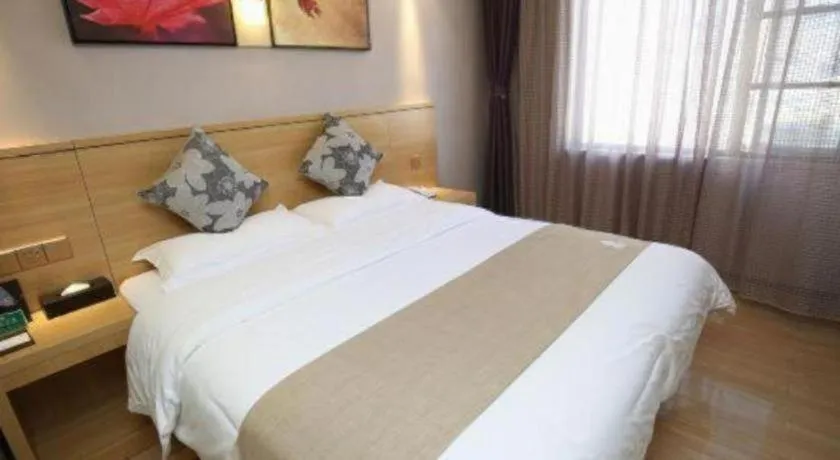 Bed in GreenTree Alliance Hotel Kunming Chuanjin Road Branch