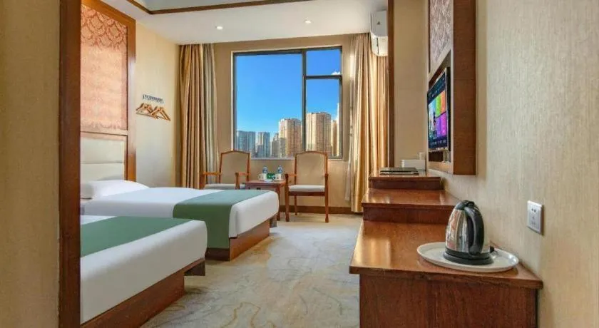 Bed in GreenTree Alliance Hotel Kunming Chuanjin Road Branch