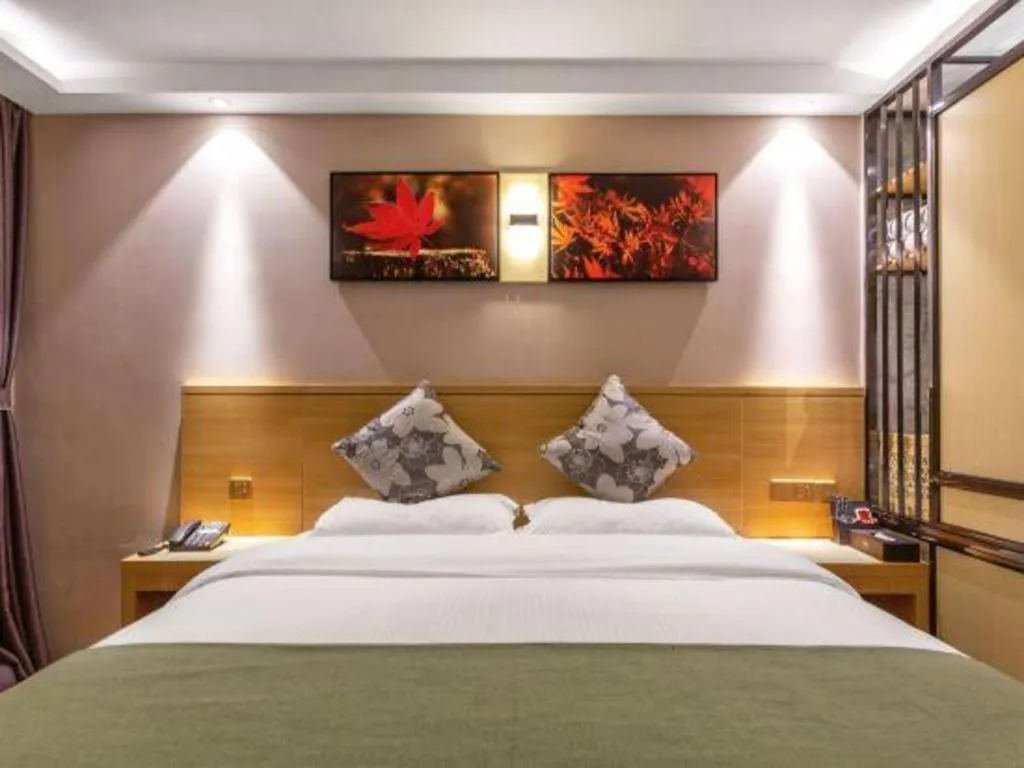 Bed in GreenTree Alliance Hotel Kunming Chuanjin Road Branch